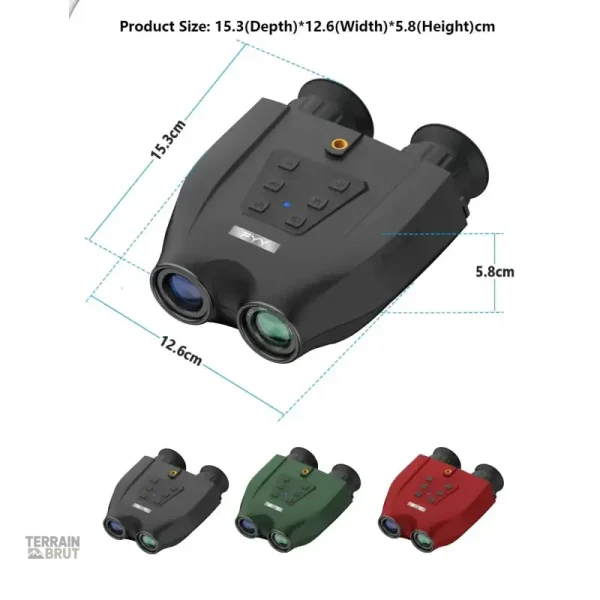 Accessoire de survie : jumelles de vision nocturne pratiques et légères
