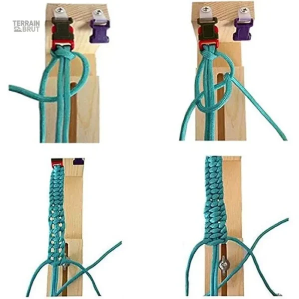 Ensemble d'outils pour confectionner des bracelets paracorde