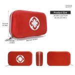Accessoires de premiers secours dans un kit pratique