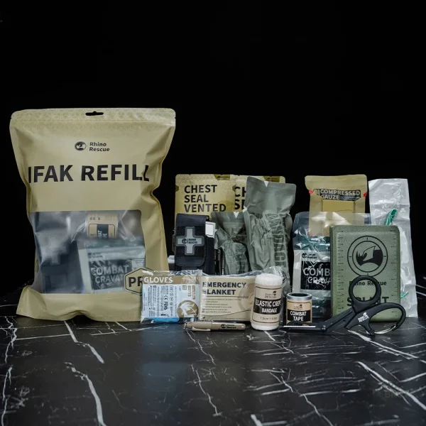 Kit de réapprovisionnement IFAK pour survie en extérieur