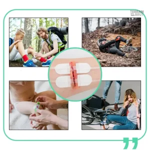 Matériel de premiers secours pour traiter les blessures