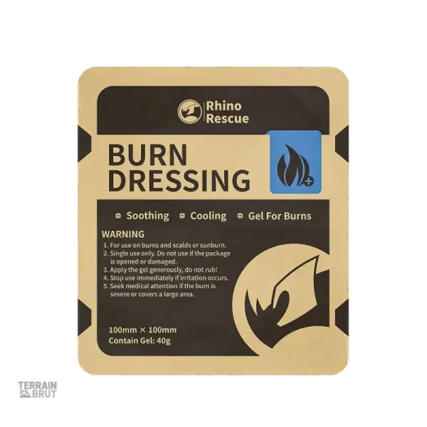 Kit de survie compact pour soins en cas de brûlure