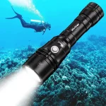 Lampe de plongée USB C pour un éclairage de survie efficace