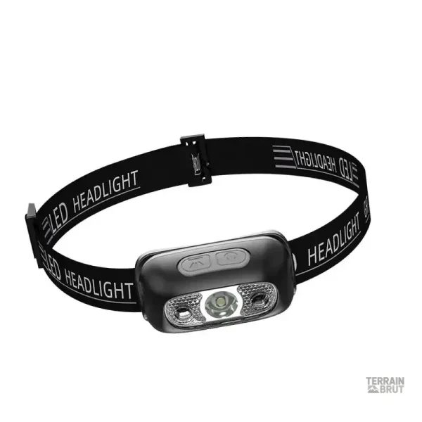 Lampe de survie avec éclairage LED, couleur noire