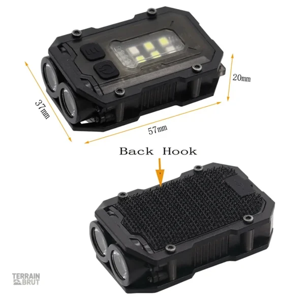 Lampe EDC compacte, idéale pour une utilisation quotidienne