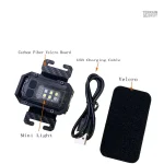 Accessoire de survie lumineux facile à transporter