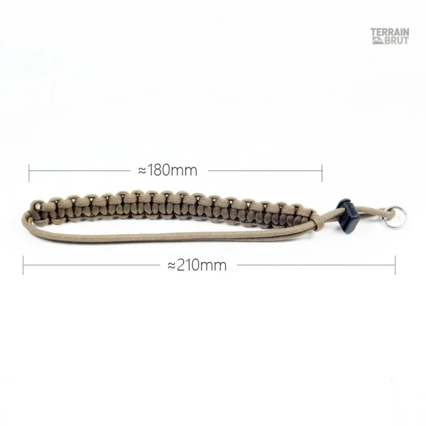 Accessoire de survie en paracorde, design pratique