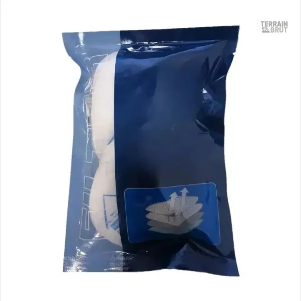 Accessoire de sécurité : masque à gaz en coton