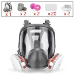 Masque de protection intégral pour environnements dangereux