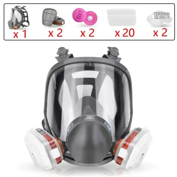 Masque de protection intégral pour environnements dangereux