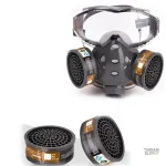 Masque à gaz offrant une vision claire et un confort optimal