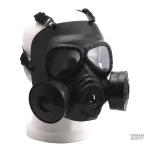 Masque à gaz noir pour protection respiratoire