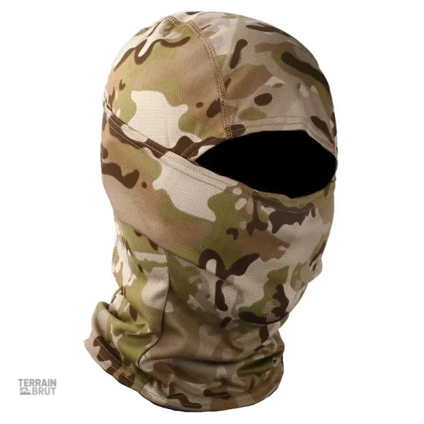 Balaclava camouflage pour sécurité et confort