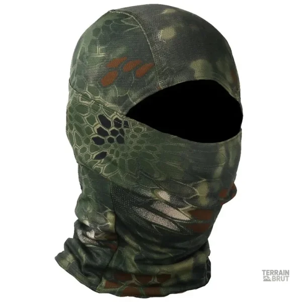 Masque camouflage avec couvrance intégrale
