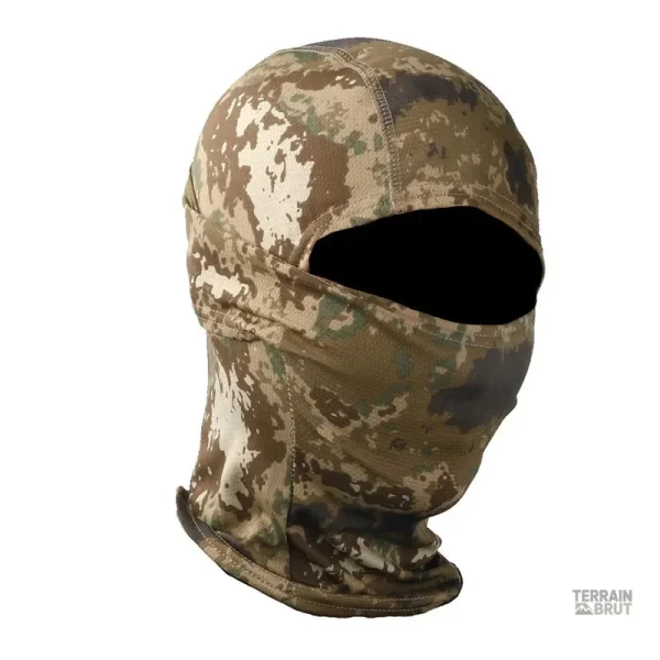 Masque intégral en motif camouflage