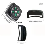 Accessoire de survie : mini boussole légère et facilement transportable