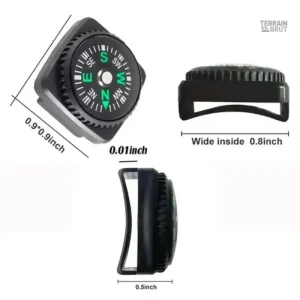 Accessoire de survie : mini boussole légère et facilement transportable