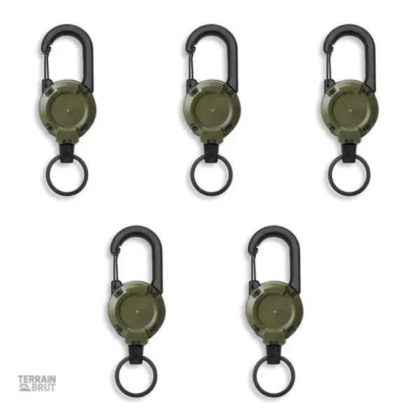 Fil en acier rétractable pour un accès rapide aux clés