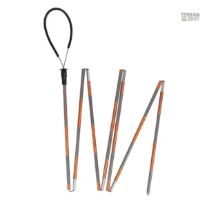 Échelle de marquage sur outil de recherche pliable