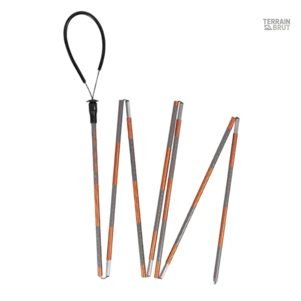 Échelle de marquage sur outil de recherche pliable