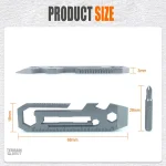 Outil pratique avec tournevis et ouvre-bouteille intégré