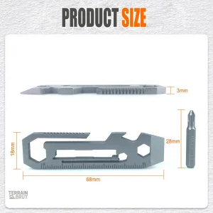 Outil pratique avec tournevis et ouvre-bouteille intégré