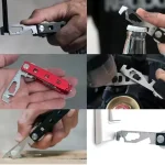 Accessoire de camping compact avec règle pour mesures