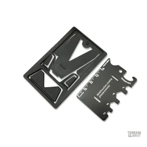 Outil de survie multifonction en acier inoxydable pratique