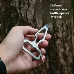 Outil multifonction en acier inoxydable avec décapsuleur