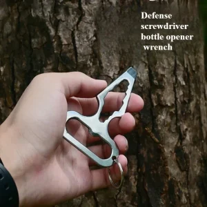 Outil multifonction en acier inoxydable avec décapsuleur