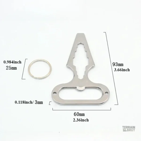 Outil de défense portable pour camping et activités extérieures