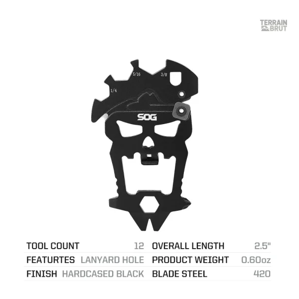 Outil 12 en 1 avec ouvre-bouteille pour EDC