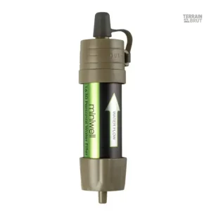 Équipement de Survie Miniwell, paille filtrante compacte