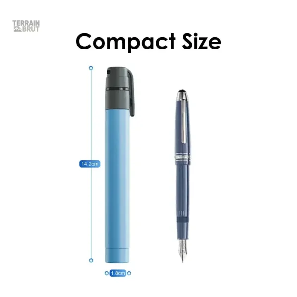 Outil léger pour purifier l'eau en excursion