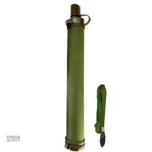 Accessoire de survie, paille camouflée pour eau potable