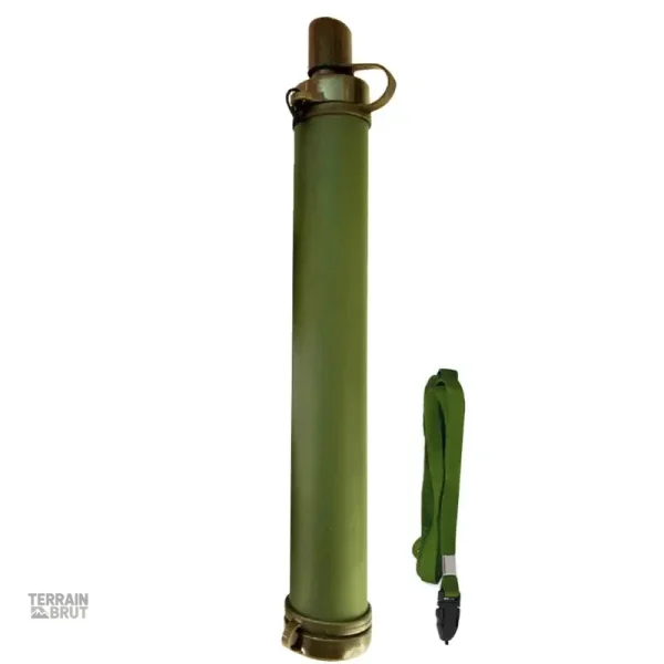 Accessoire de survie, paille camouflée pour eau potable