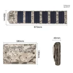 Batterie solaire de survie pliable avec motif camouflage