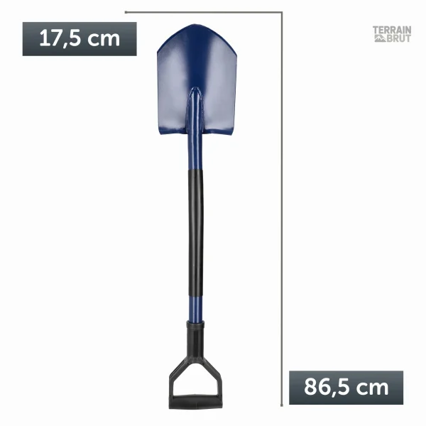 Pelle robuste de 86 cm pour déneigement et entretien extérieur