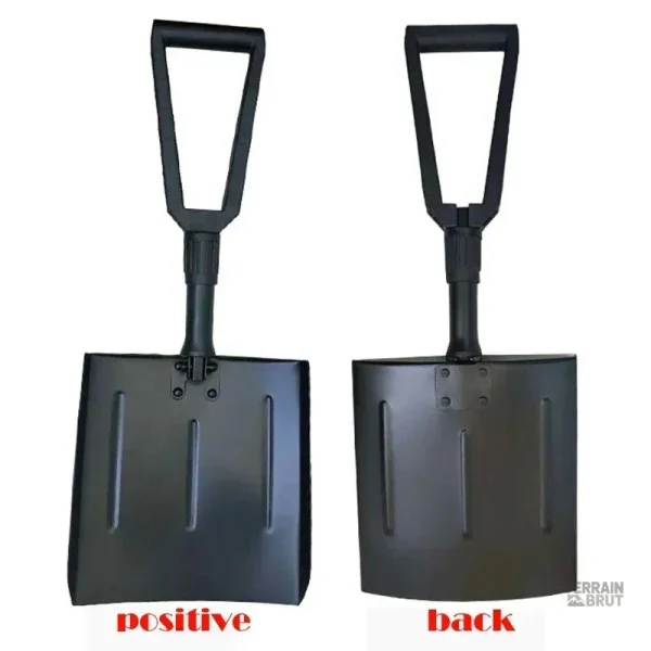 Outil de déneigement compact, parfait pour camping et routes enneigées