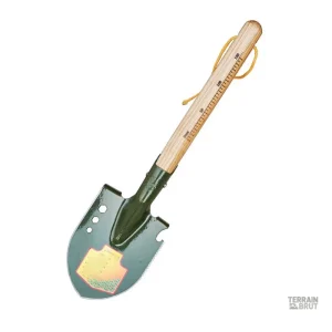 Pelle de camping multifonction en acier manganèse