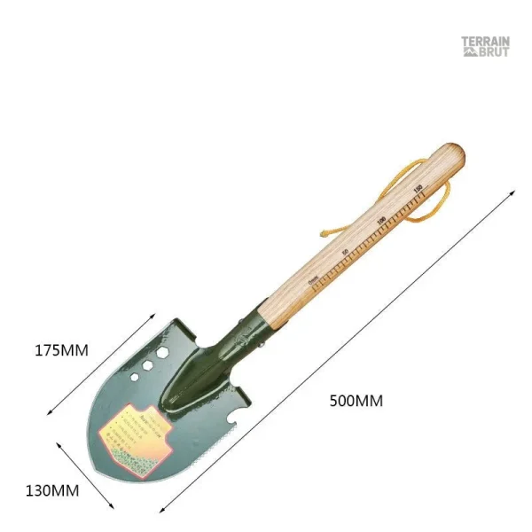 Pelle multifonction idéale pour le camping et les randonnées