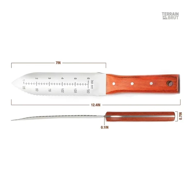 Pelle de survie avec graduation pour un usage optimal