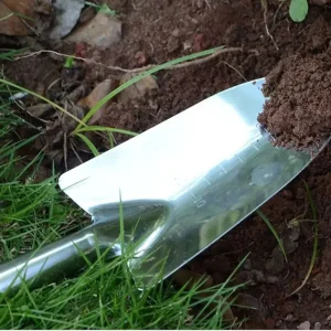 Pelle de jardin en acier inoxydable pour potager