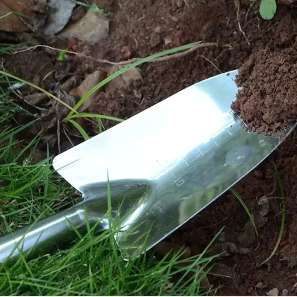 Pelle de jardin en acier inoxydable pour potager