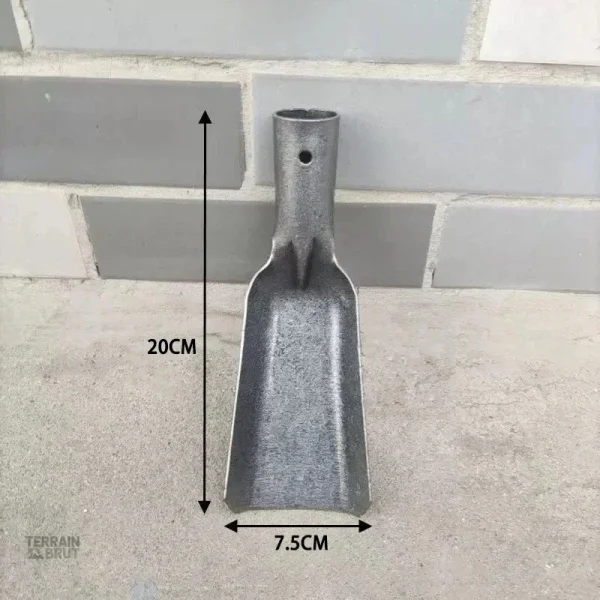 Pelle de survie en acier pour jardinage en extérieur