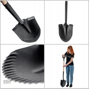 Outil de jardinage ergonomique en métal, 130 cm de long