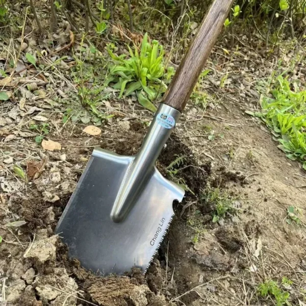 Pelle en acier inoxydable, idéale pour les situations d'urgence