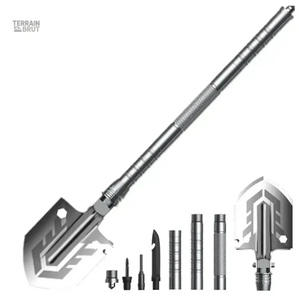 Pelle de Survie Militaire 8 en 1, multifonction portable