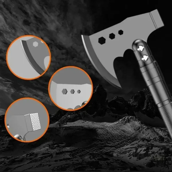 Pelle pliante ergonomique idéale pour les aventuriers en plein air