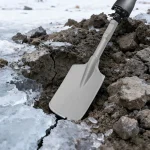 Pelle manuelle en acier 44x135 cm pour construction